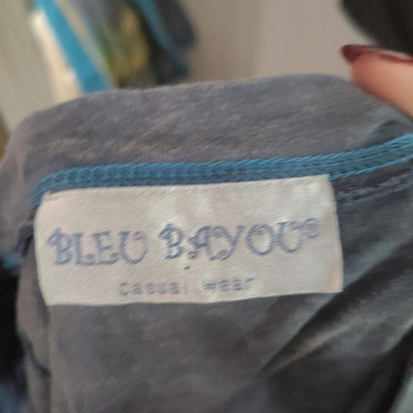 Blue Bayou fairy 3/4th sleeve top - Picture 2 of 2